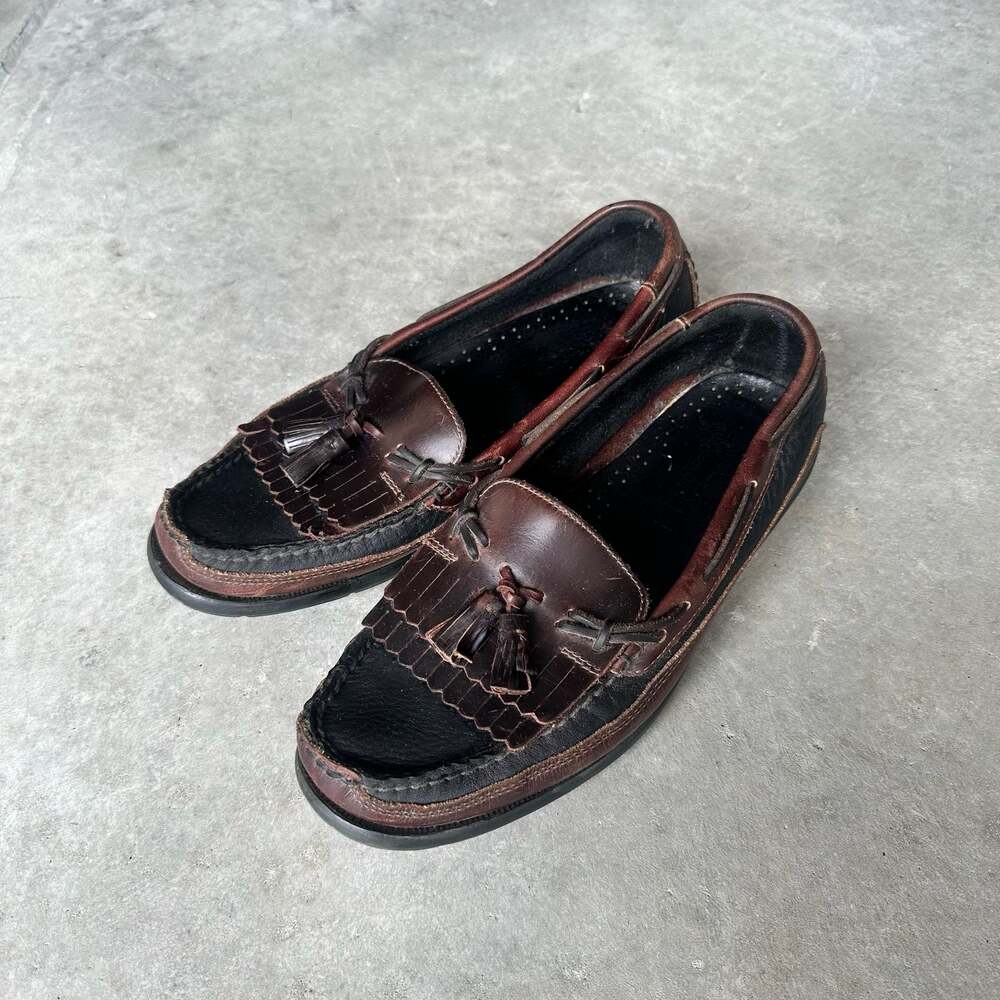 Sperry Top-Sider Two-Tone Leather Tassel Loafers 10W